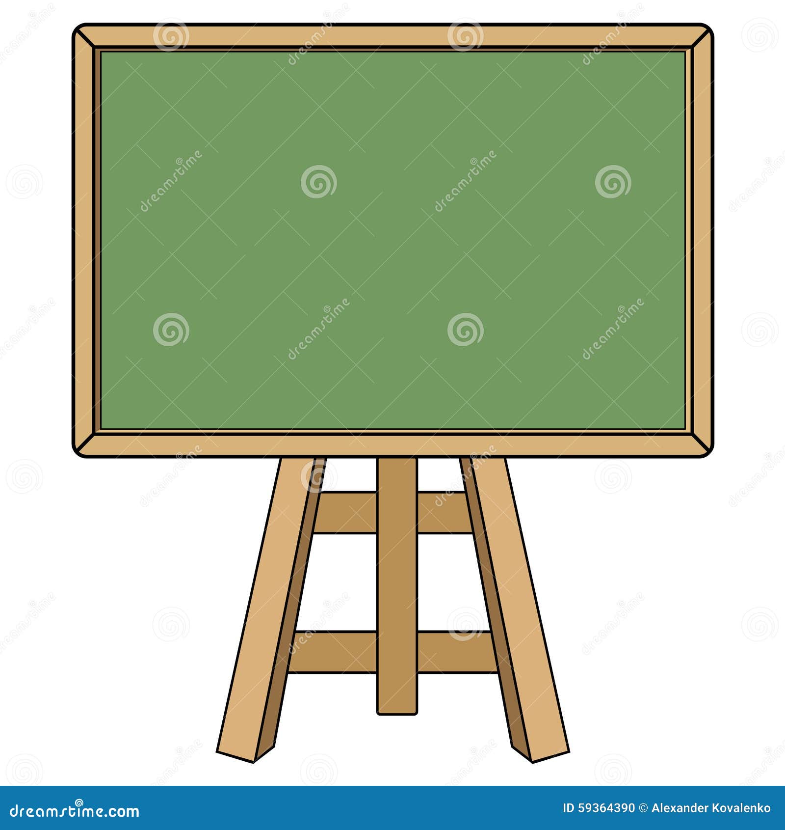 Blackboard stock illustration. Image of board, space - 59364390