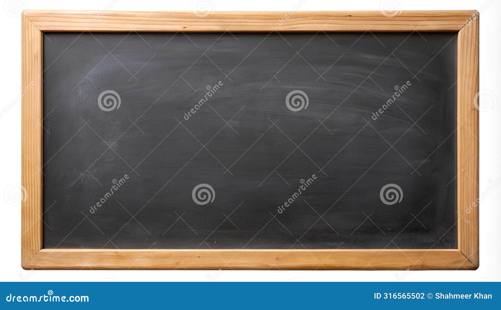 a blackboard with a wooden frame with chalk marks on it teachers day background ai generated