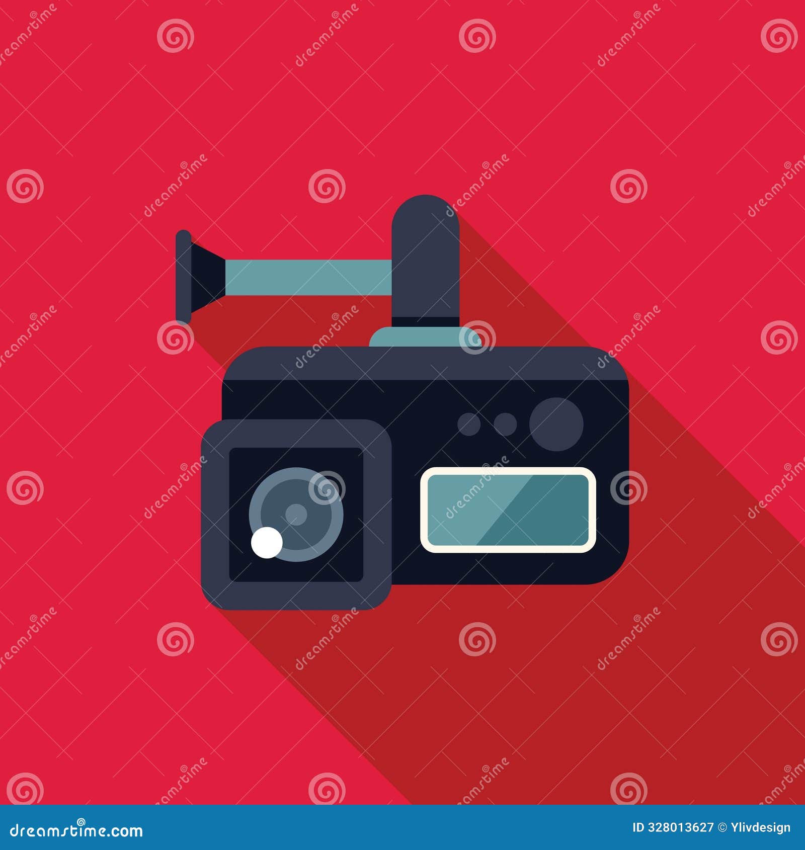 blackbox recording device is recording with red background