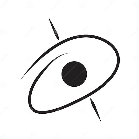 Blackhole Outline Icon. Isolated Stock Vector - Illustration of energy ...