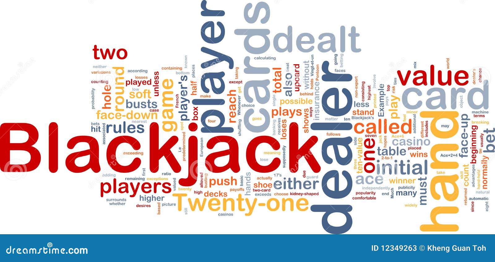 Blackjack Word Text Logo Banner Postcard Design Typography Vector