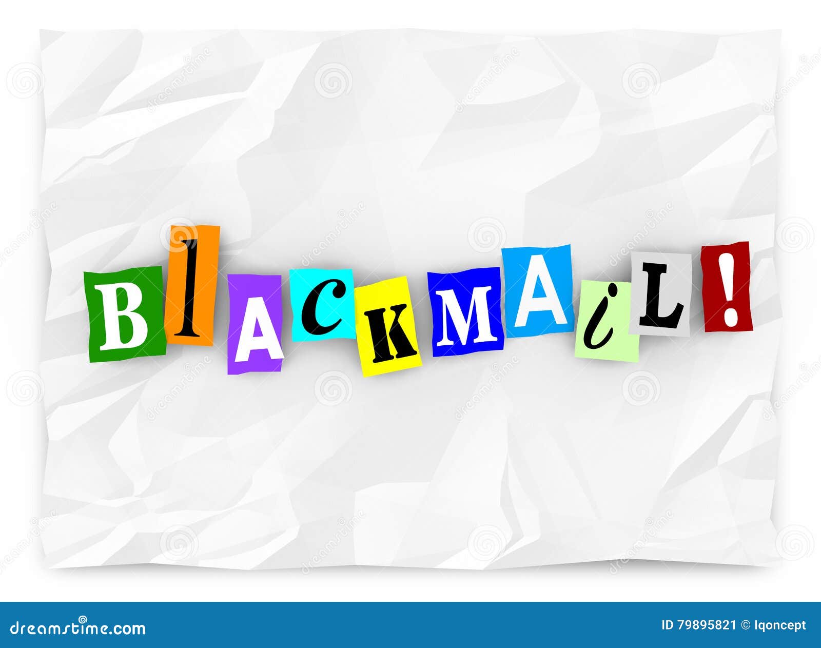 Blackmail Vector Illustration 18871464