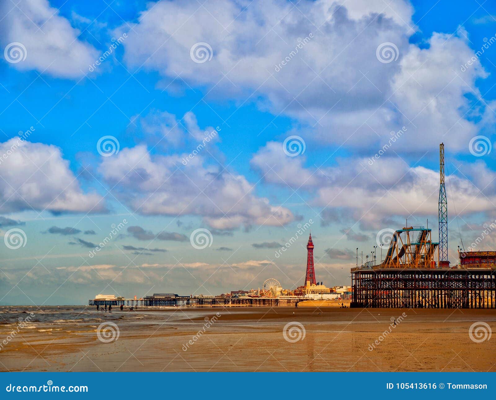 blackpool piers and tower