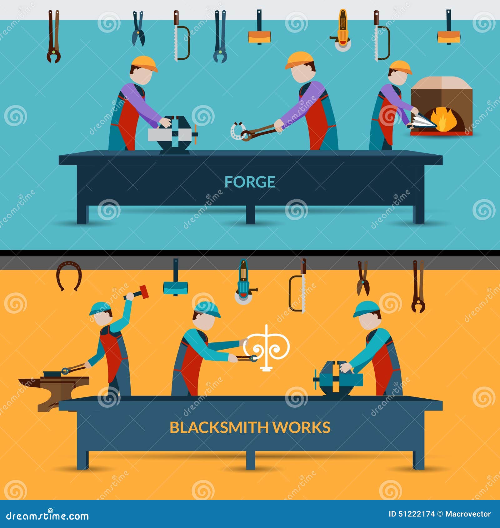 Malleable Iron, Discovered By Archaeologists, Vintage Engraving Vector