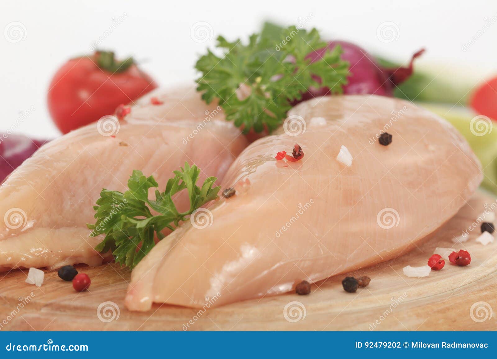 Blanc De Poulet Cru, Viande Blanche De Poulet Photo stock Image du