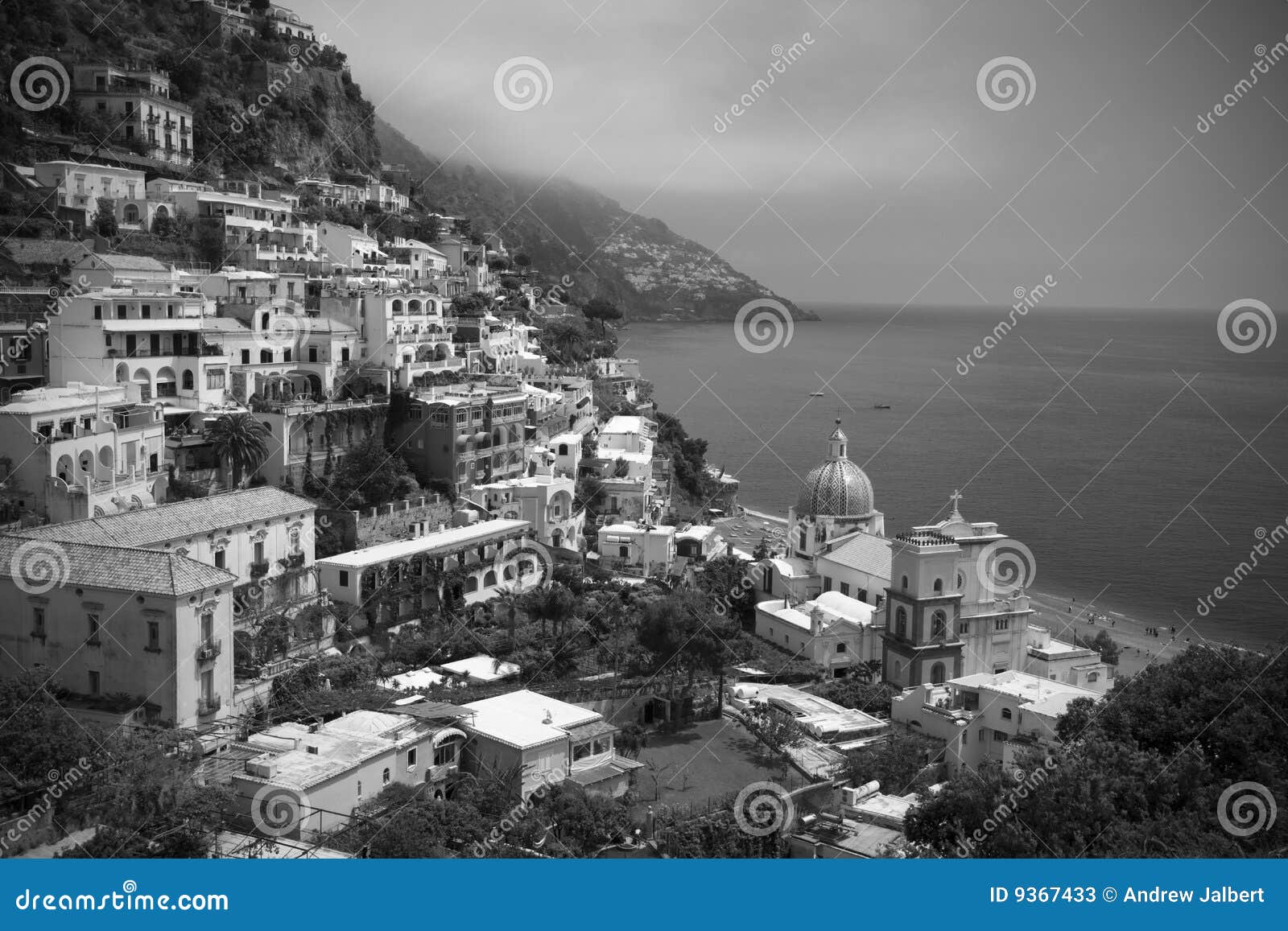Blanc Noir De Positano De L Italie Image Stock Image Du Compartiment Italie Blanc Noir De Positano De L Italie Image Stock Image Du Compartiment Italie