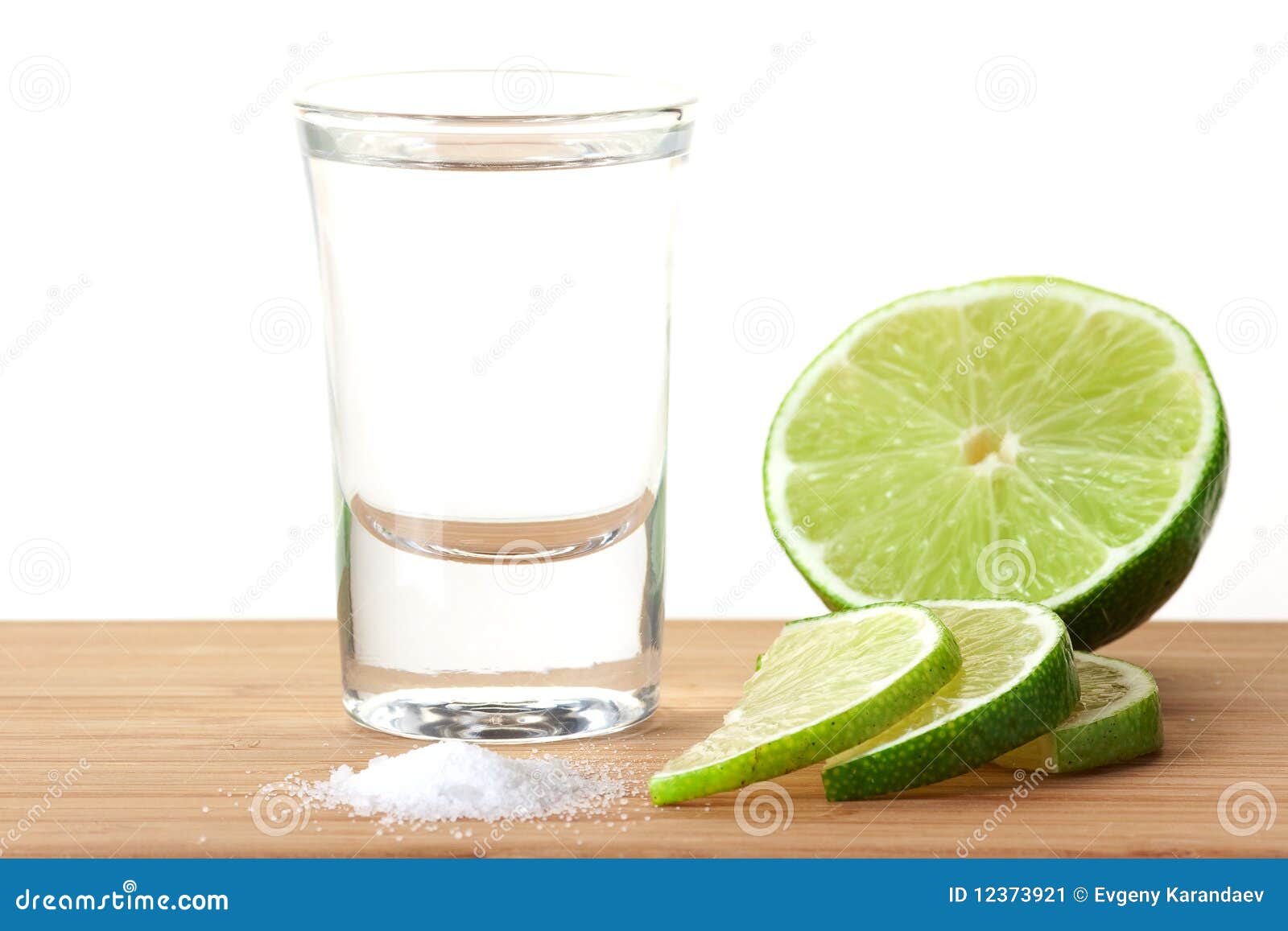 Blanc Tequila with Lime and Salt Stock Image Image of cold