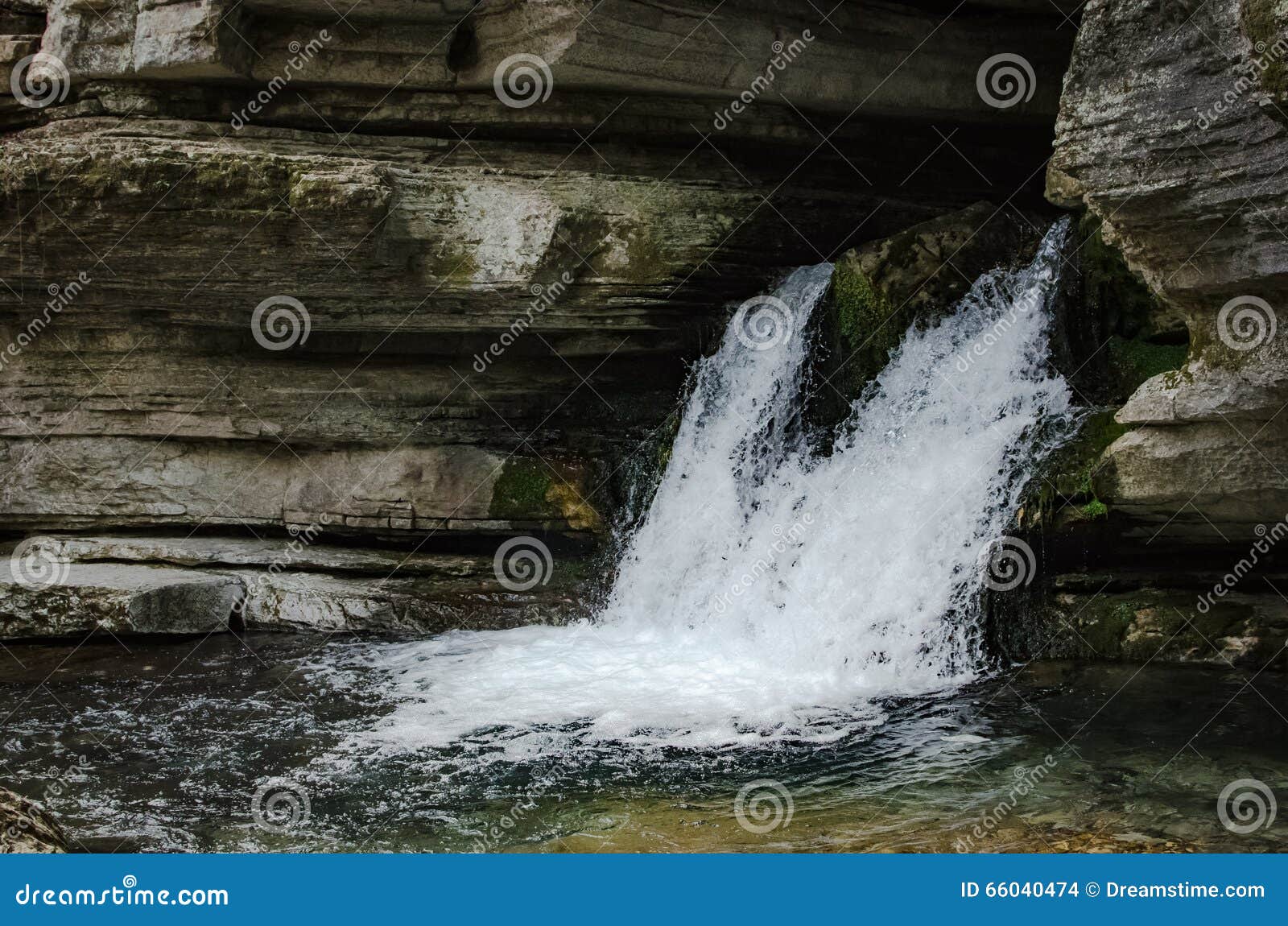 Blanchard Springs Water Flow Stock Photo Image of water, fall 66040474