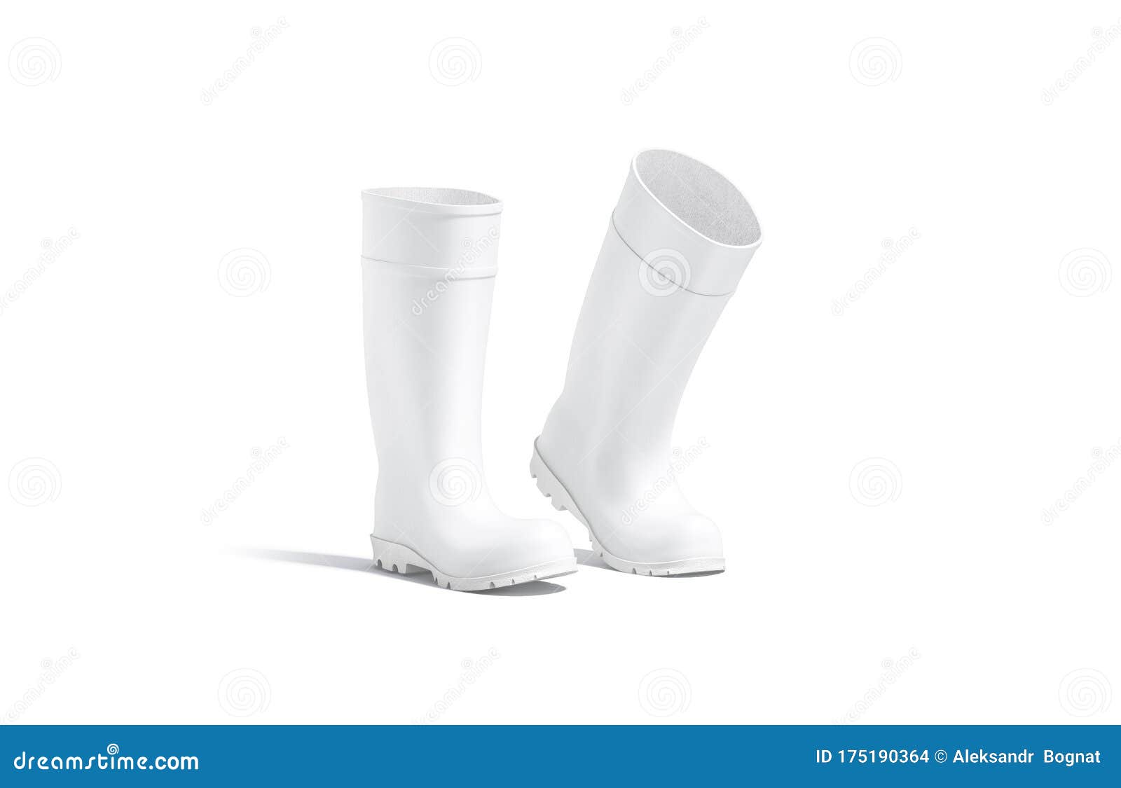 Vorige spreiding ventilator Blanco Laarzen Voor Witte Rubberen Laarzen Mock-up Geïsoleerd Stock  Illustratie - Illustration of regenachtig, geïsoleerd: 175190364