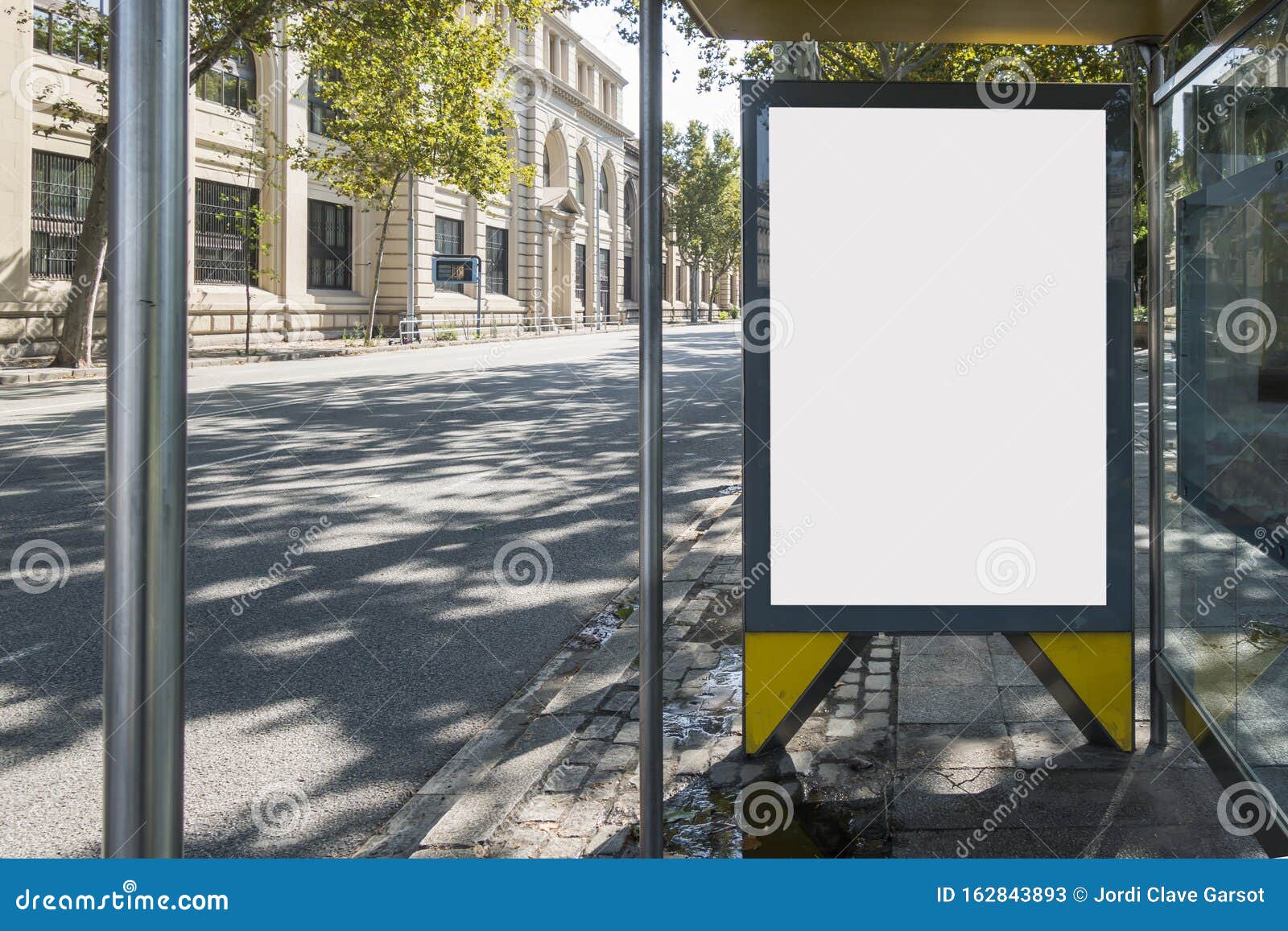 Download Blank Advertisement Mock Up Stock Image - Image of board ...