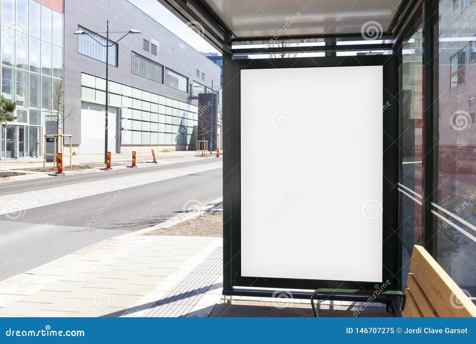 Download Blank Advertisement Mock Up Stock Image - Image of poster ...