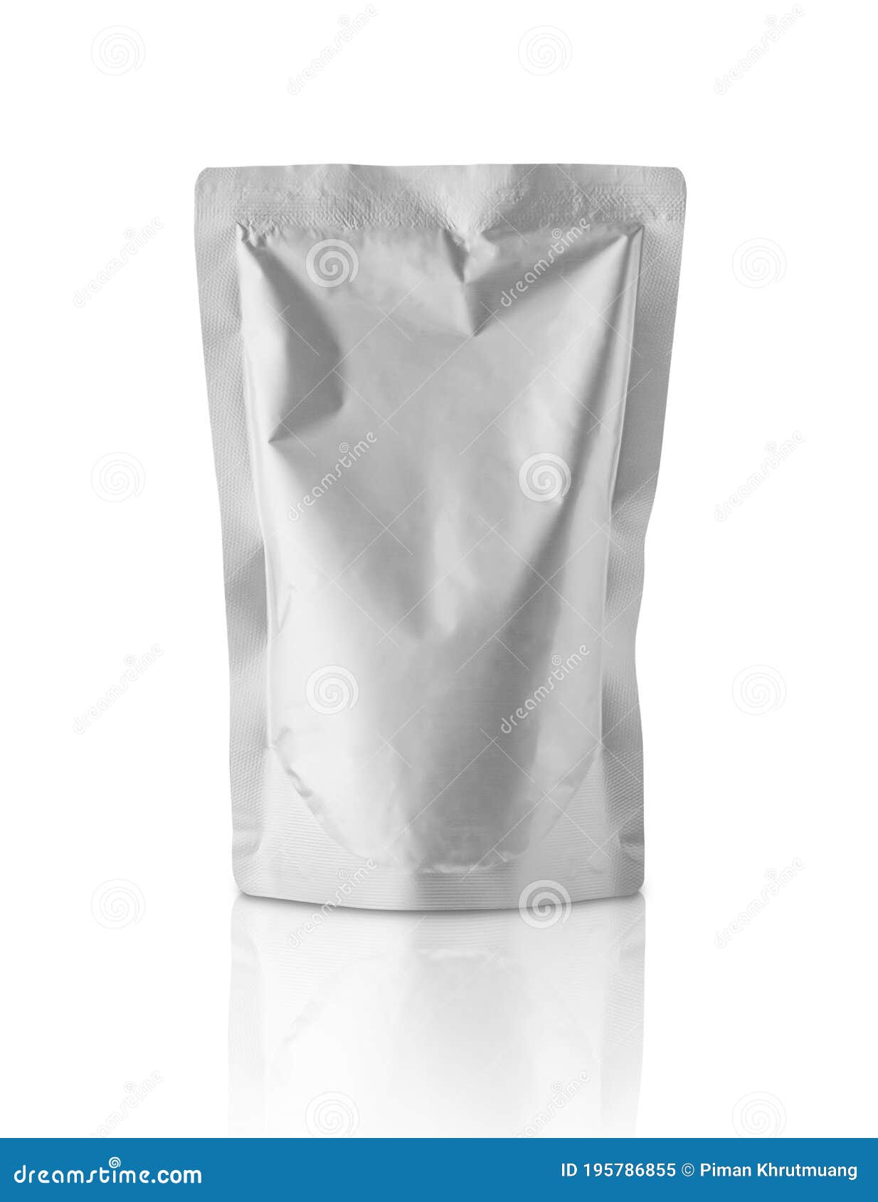 Download Blank Aluminium Foil Plastic Pouch Bag Sachet Packaging ...