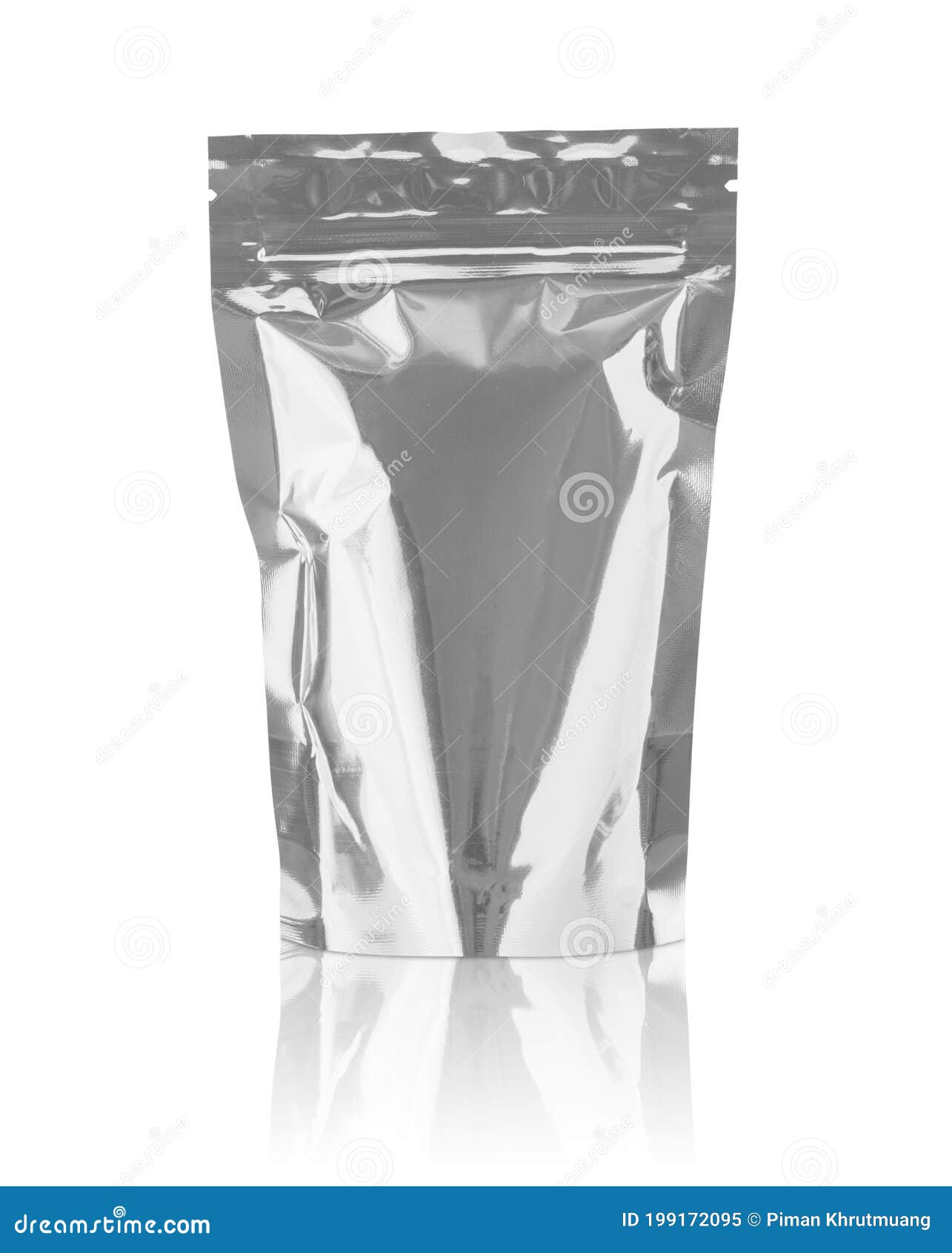 Download Blank Aluminium Foil Plastic Pouch Bag Sachet Packaging ...