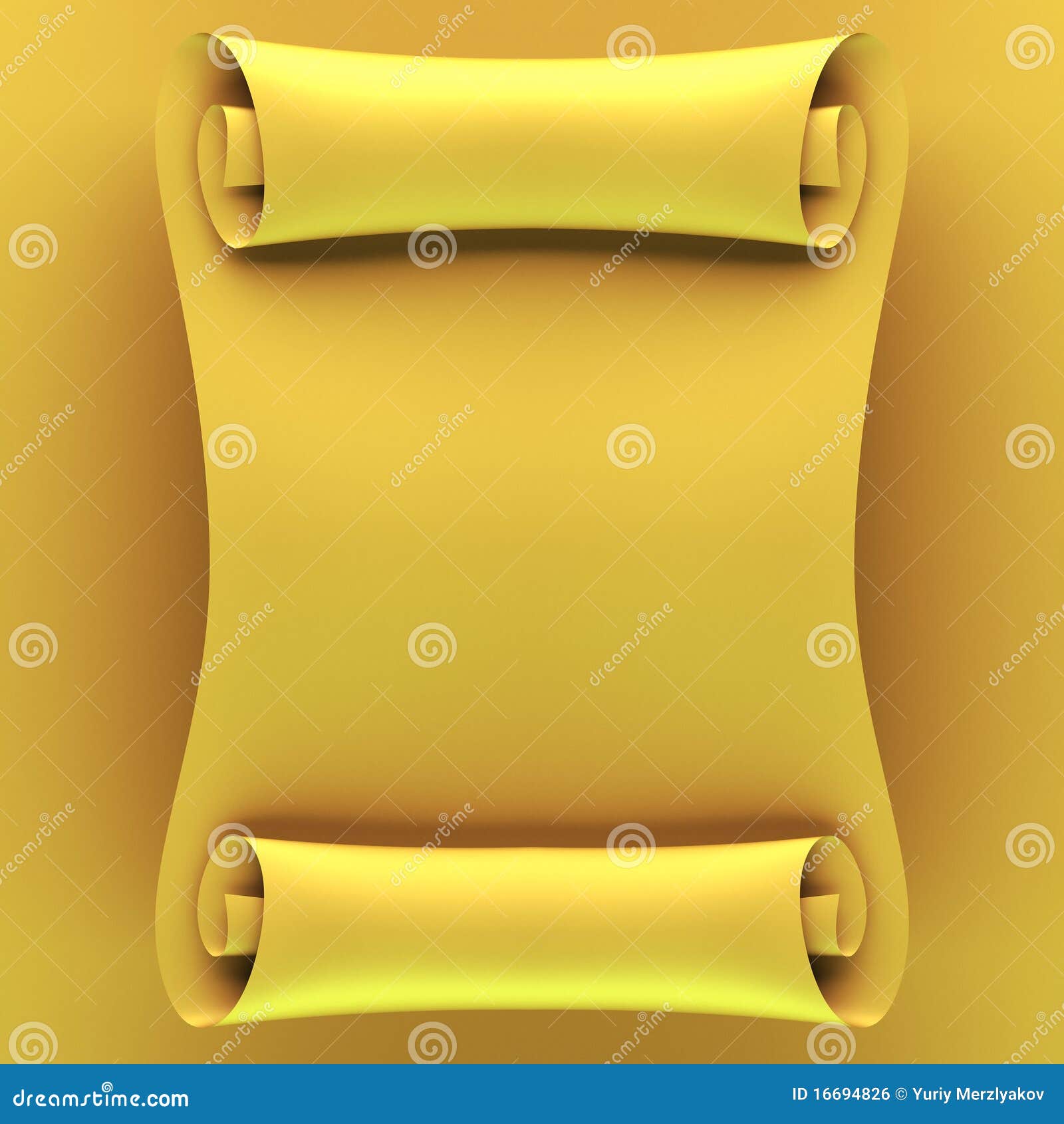 Blank Antique Scroll Royalty Free Stock Image - Image: 16694826