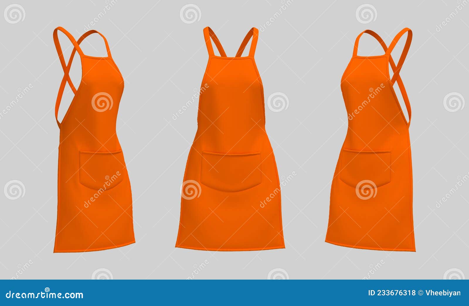 Blank Aprons, Apron Mockup, Clean Apron, Design Presentation for Print