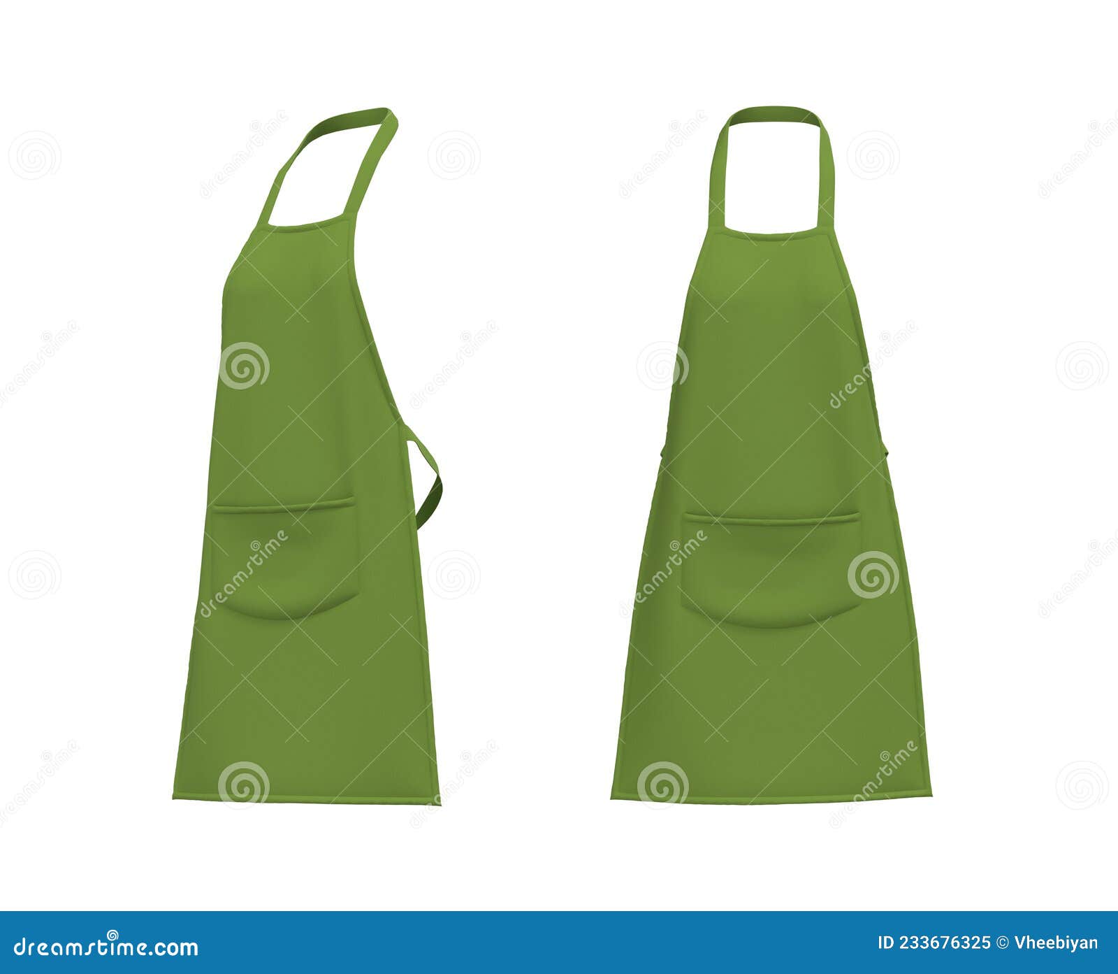 Blank Aprons, Apron Mockup, Clean Apron, Design Presentation for Print