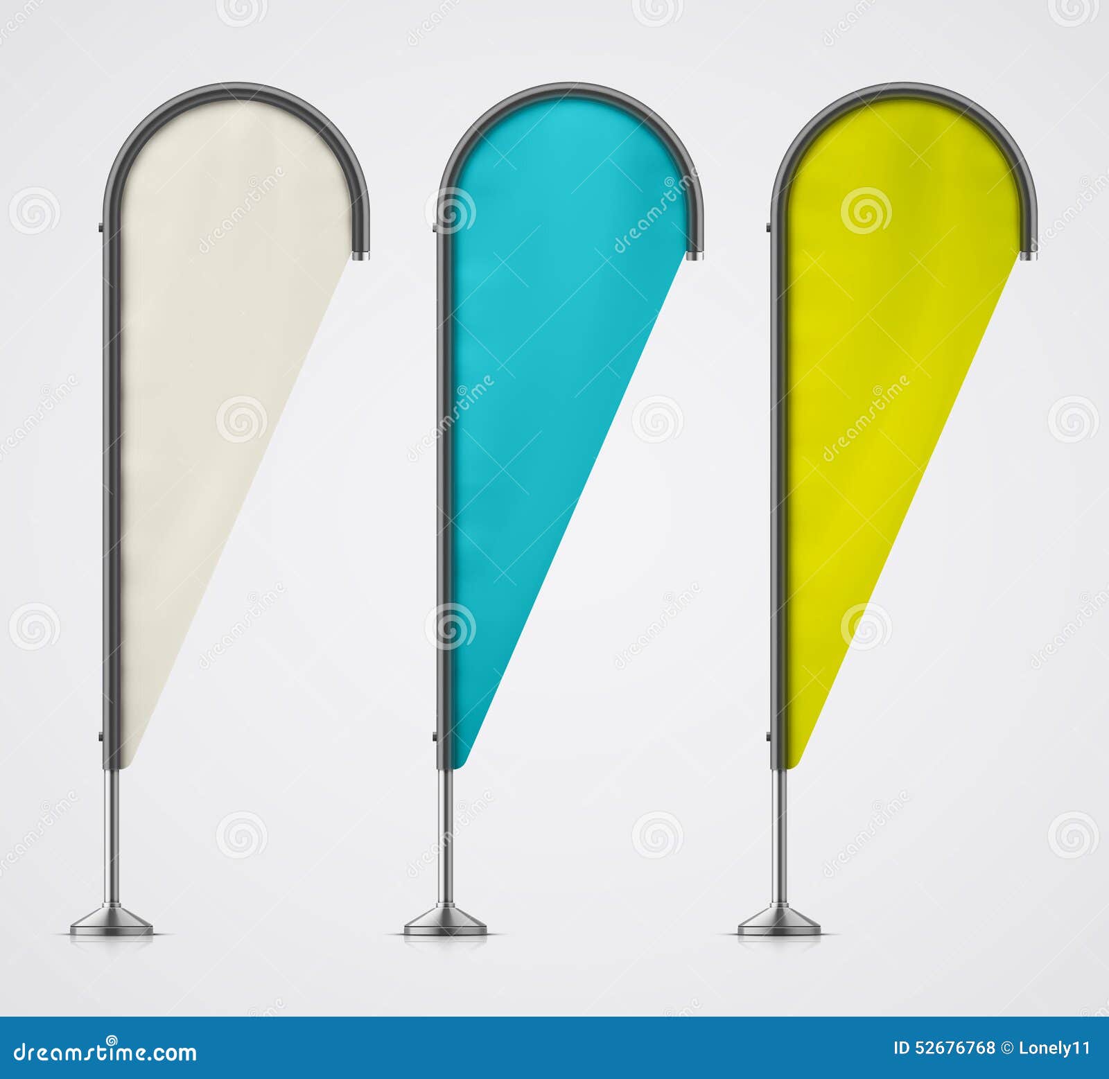 Blank Banners stock vector. Illustration of placard, backdrop 52676768