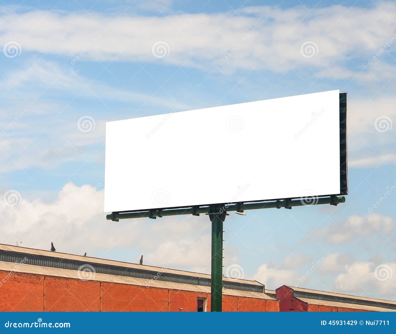 Blank Big Advertising Board 1 Stock Image Image of ... Blank Big Advertisin