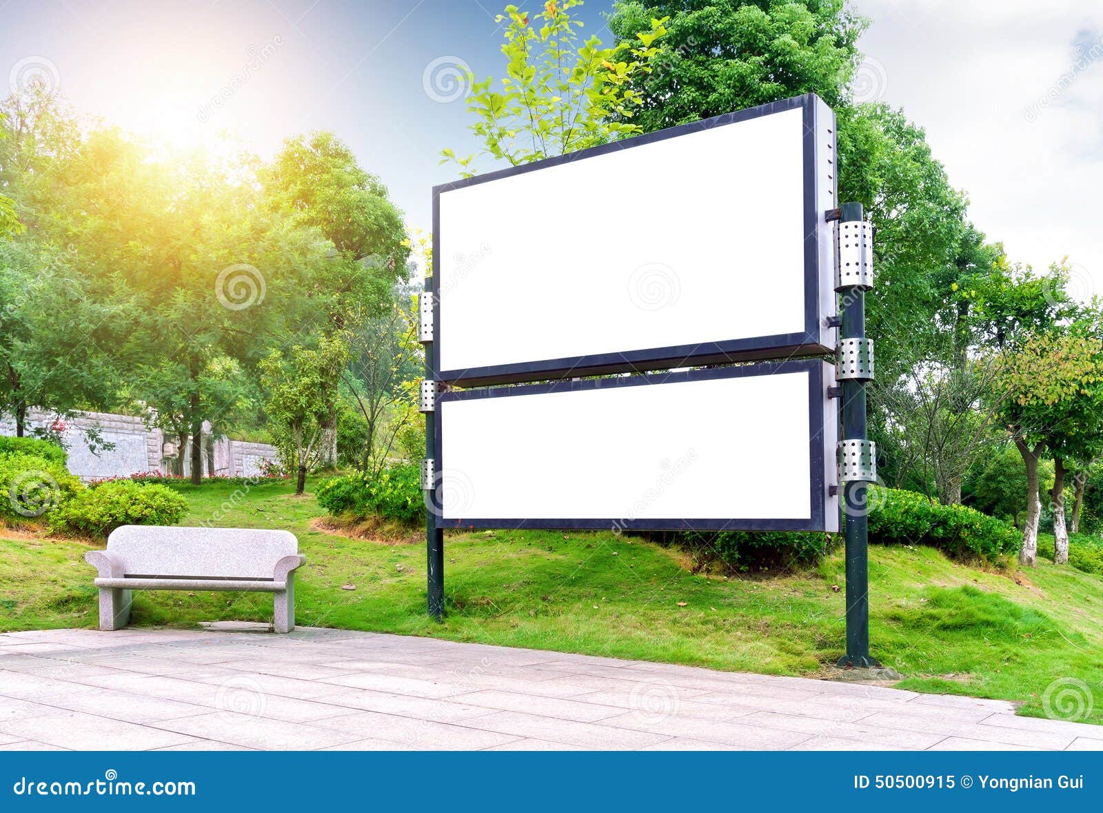 Download Blank billboard stock image. Image of billboard, poster ...