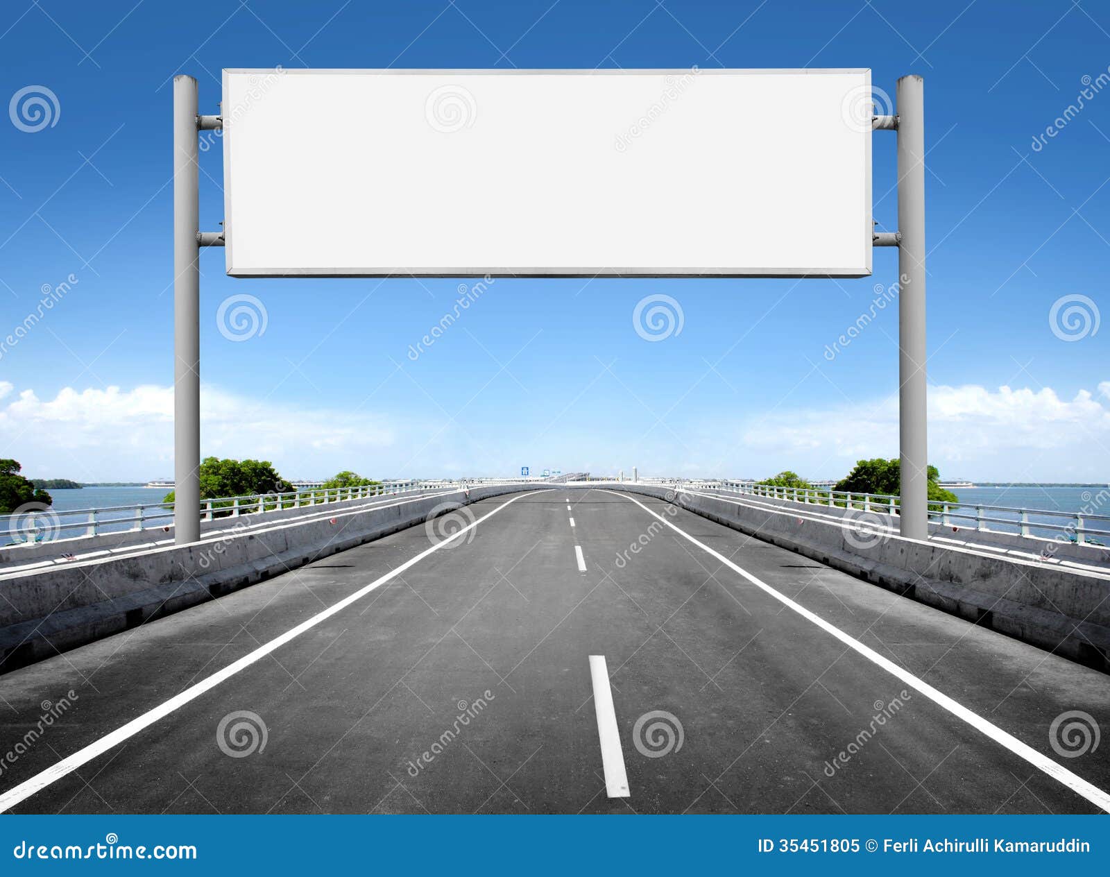 Blank Billboard Or Road Sign Royalty Free Stock Photo 