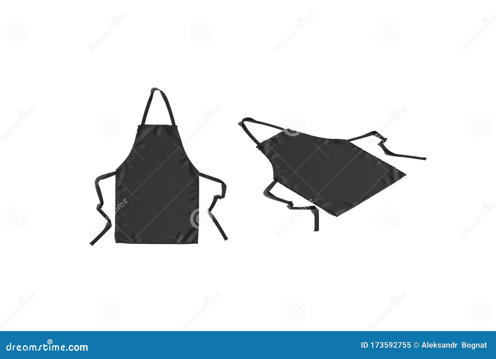 Download Blank Black Apron With Strap Mock Up, Top, Side View Stock ...