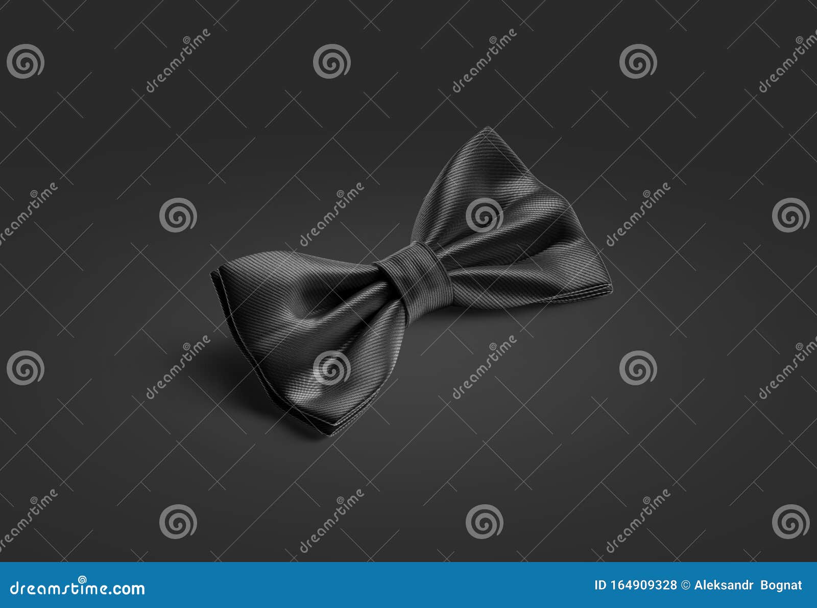 Blank Black Classic Bow Tie Mockup Lying On Dark Background Stock Photo - Image of ceremony ...