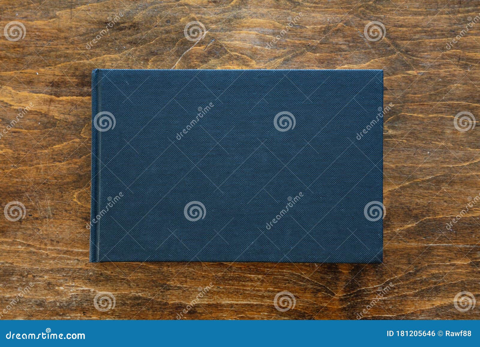 Download Blank Black Color Book Mockup, On Wooden Desk Background ...