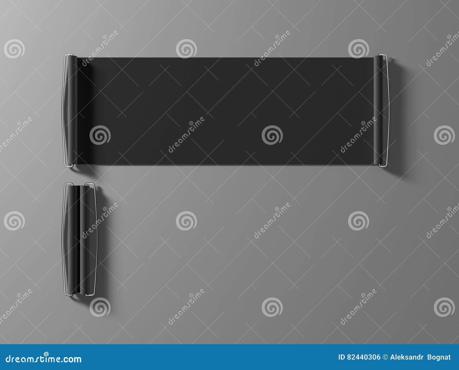 Download Blank Black Hand Held Banner Mockup Stock Photo - Image of ...