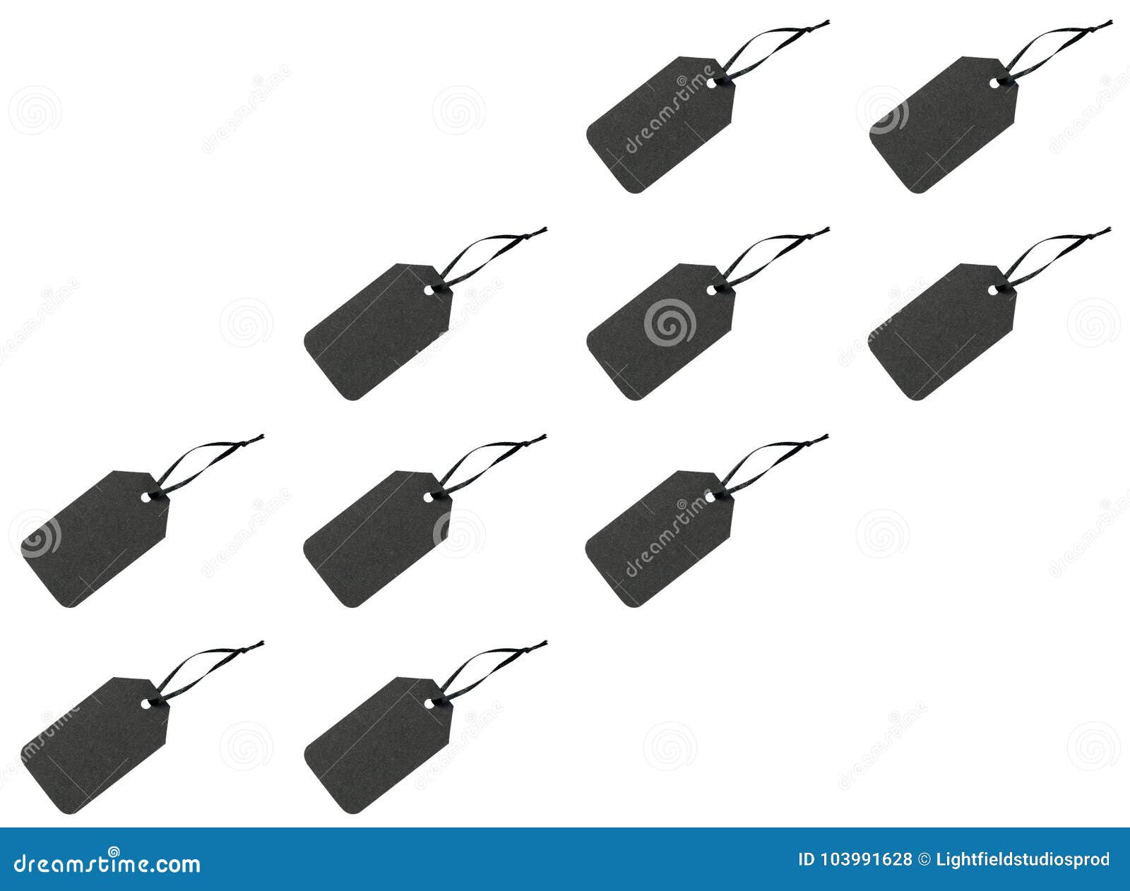 Blank black labels stock photo. Image of business, sale - 103991628