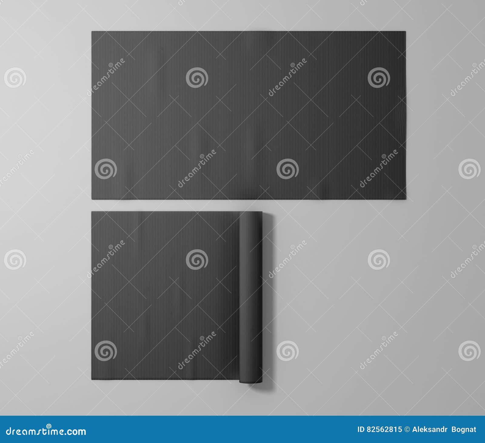 Download Blank Black Rubber Sport Mat Mockup, Isolated Stock Image - Image of dark, empty: 82562815
