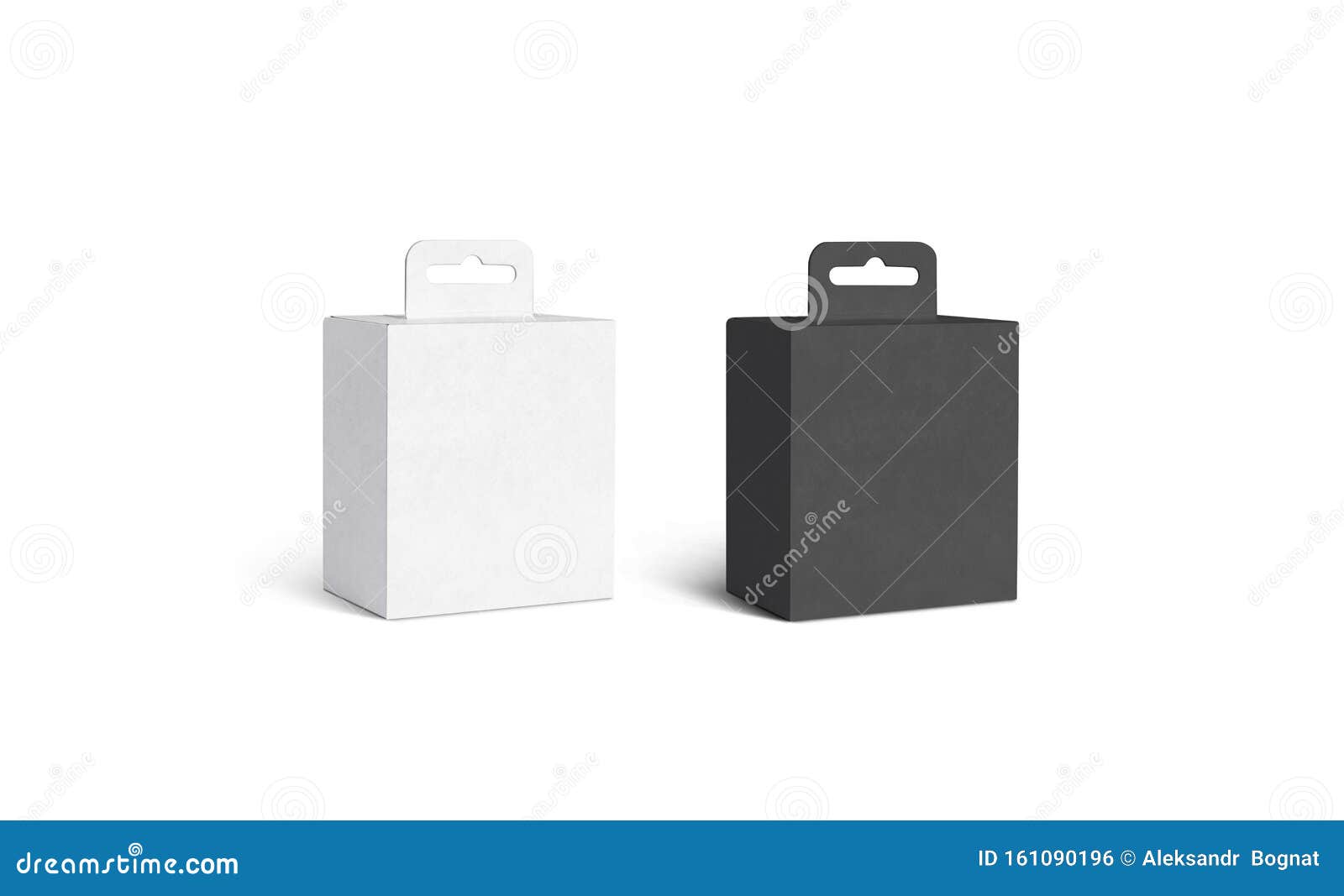 Download Blank Black And White Accessory Box With Hanger Mockup ...