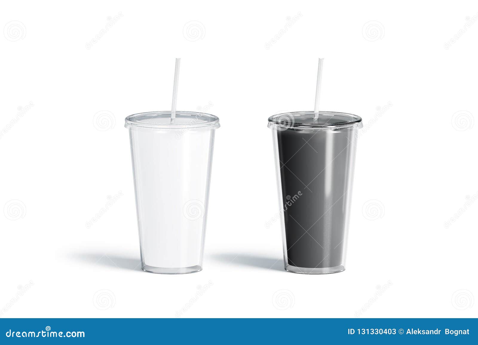 Download Blank Black And White Acrylic Tumbler With Straw Mockup Set, Stock Image - Image of mock, beer ...