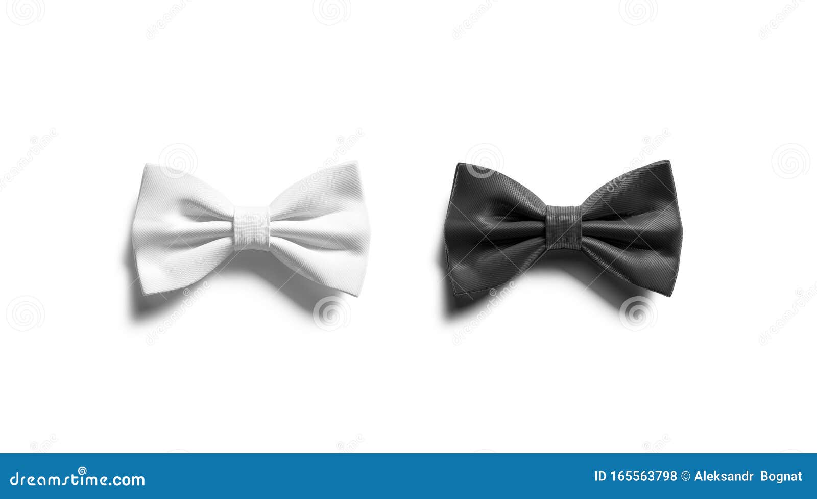 Download Blank Black And White Bow Tie Mock Up, Top View Stock ...