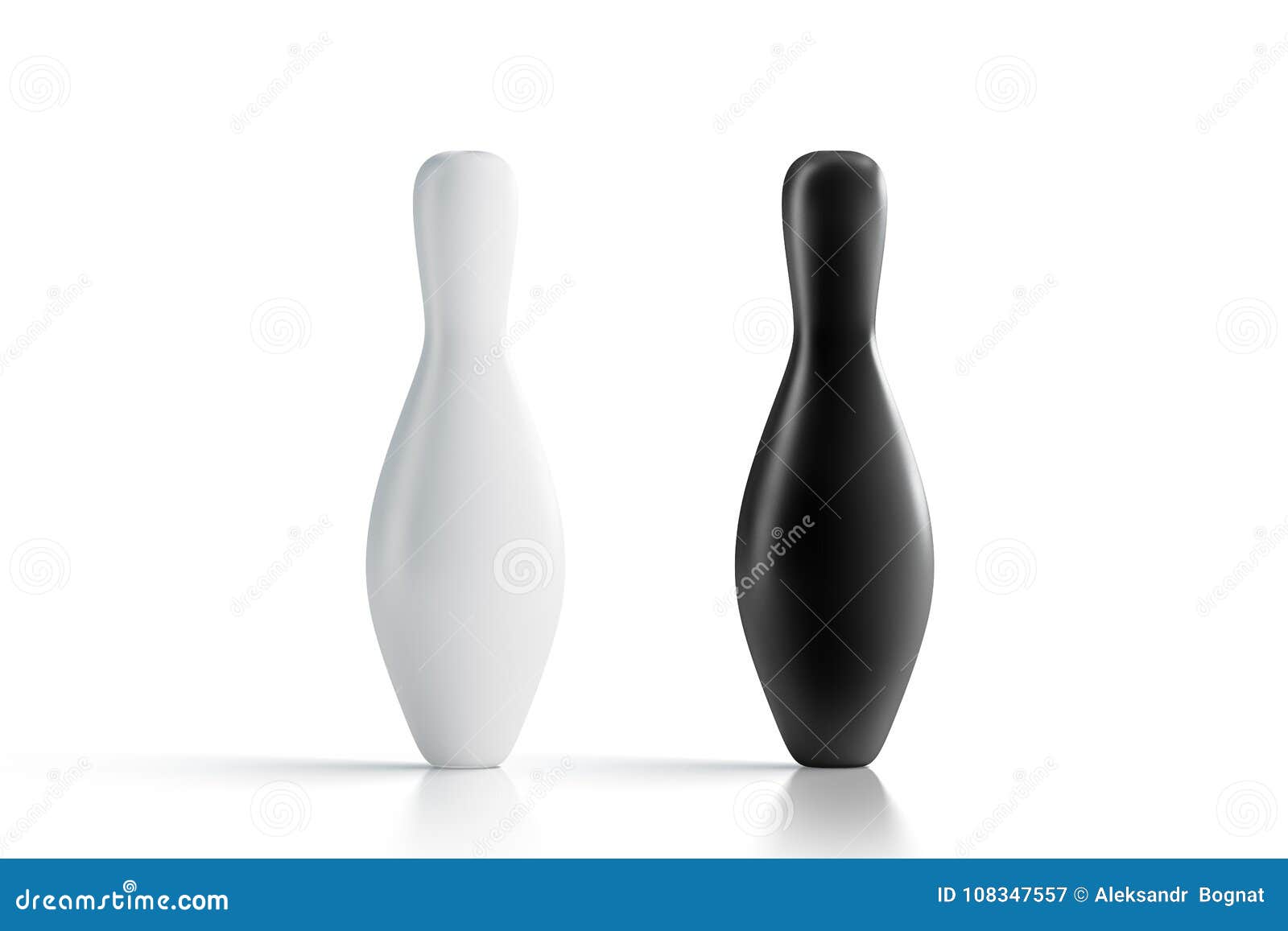 Download Blank Black And White Bowling Skittles Mock Up, Front View ...
