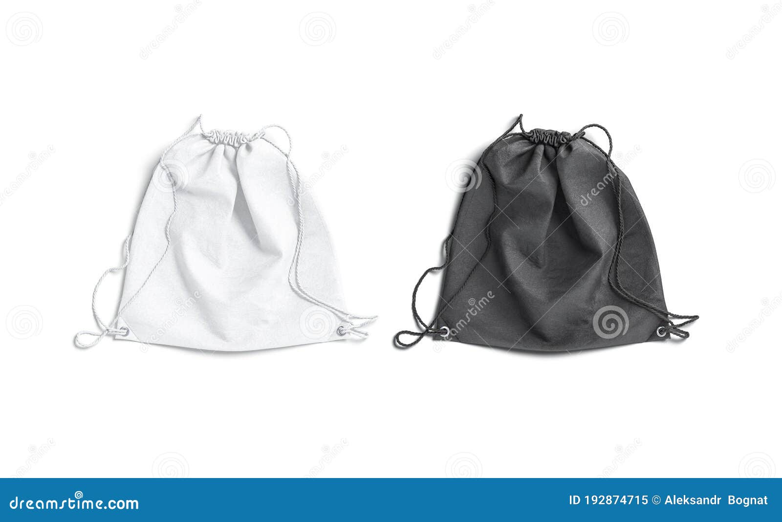 Download Blank Black And White Drawstring Backpack Mockup Lying ...