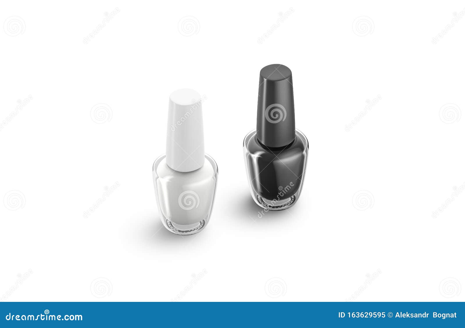 Download Blank Black And White Nail Polish Bottle Mock Up Isolated Stock Illustration Illustration Of Black Hand 163629595