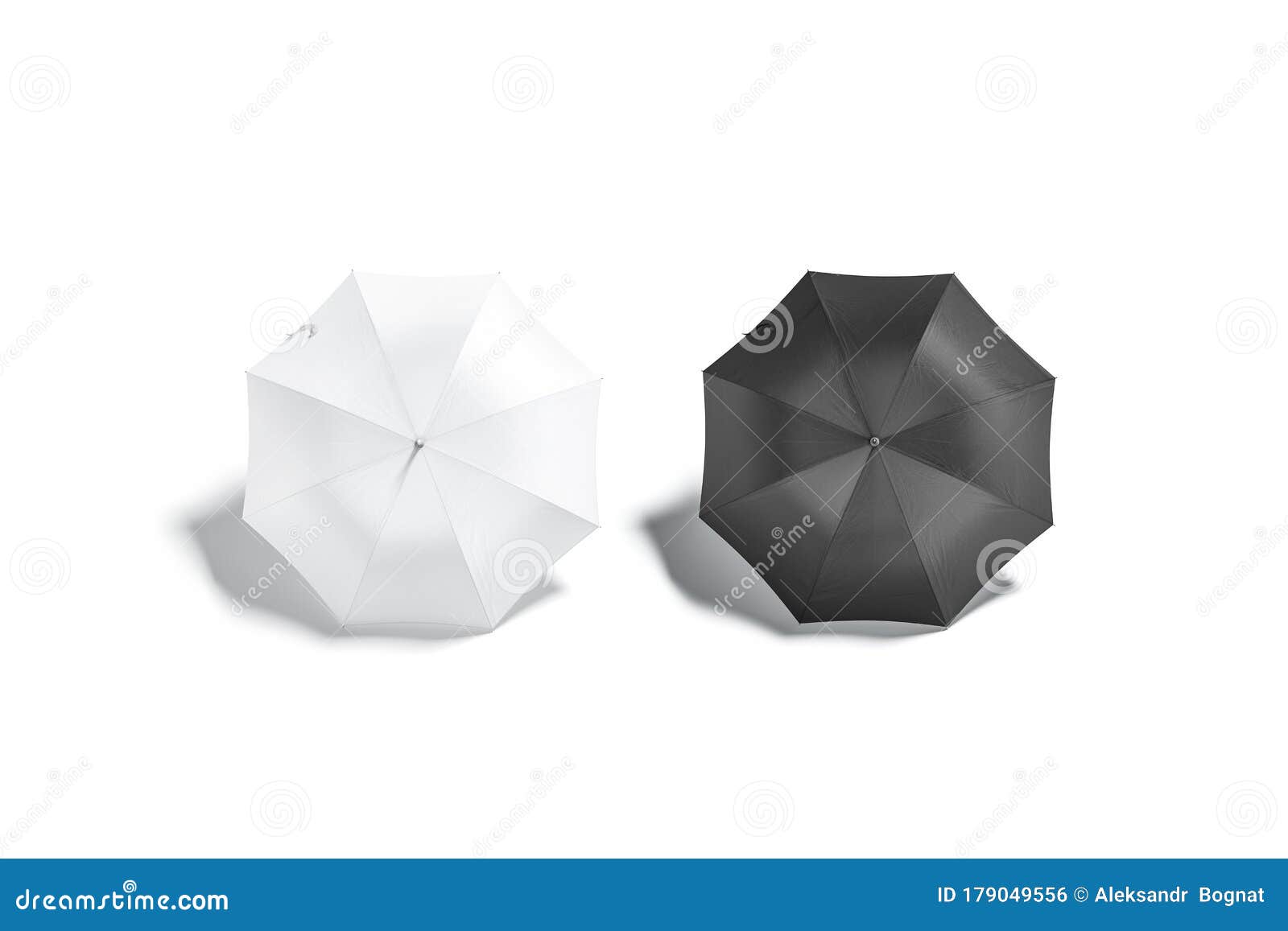 Download Blank Black And White Open Umbrella Mockup Lying, Backside ...