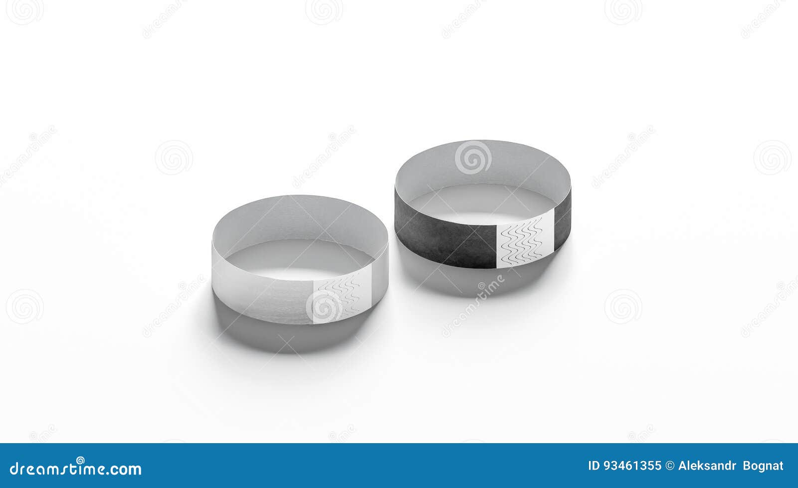 Download Blank Black And White Paper Wristband Mockup, Stock Image - Image of illness, concert: 93461355