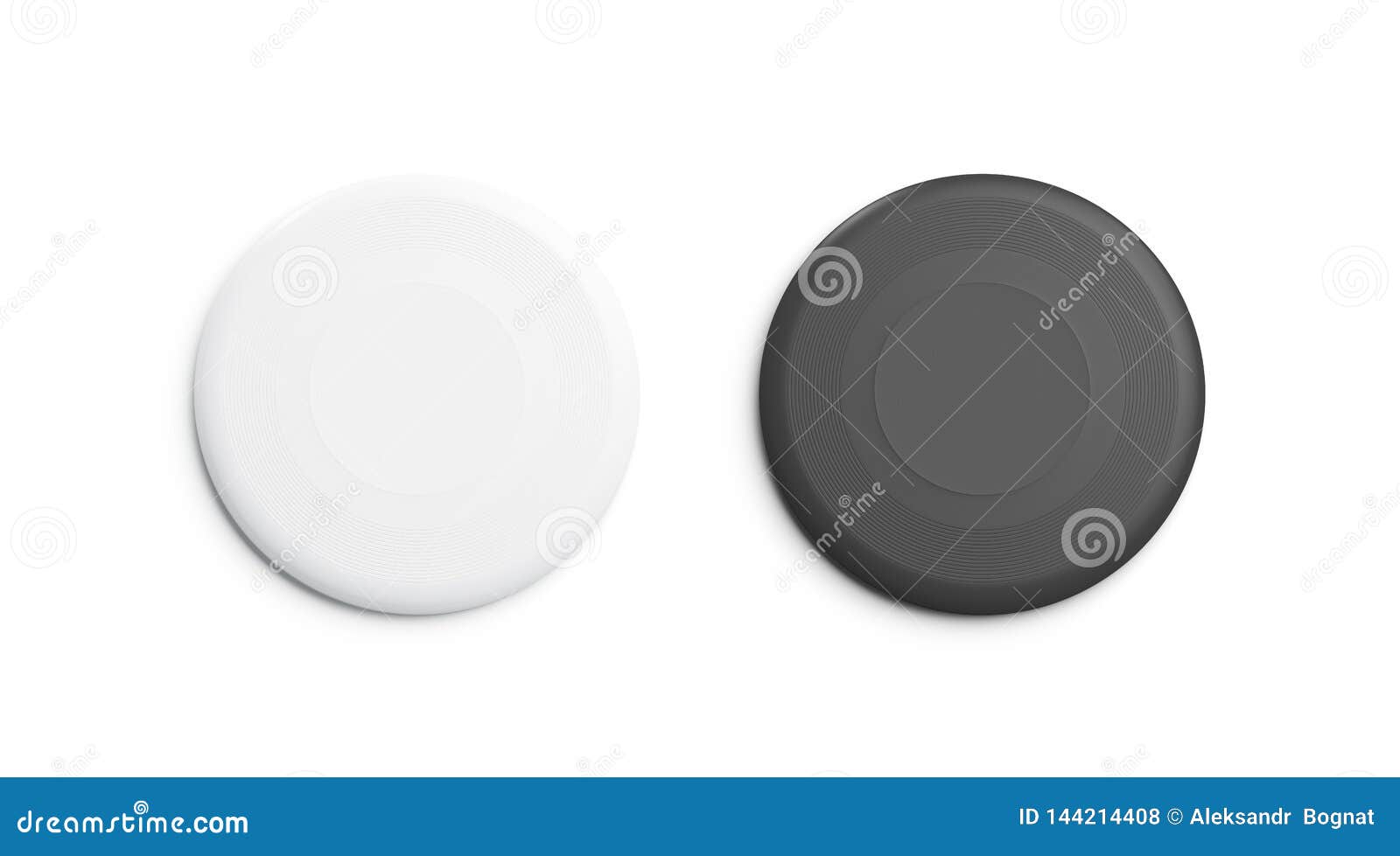 Download Blank Black And White Plastic Frisbee Mockup Set Isolated Stock Illustration Illustration Of Company Game 144214408