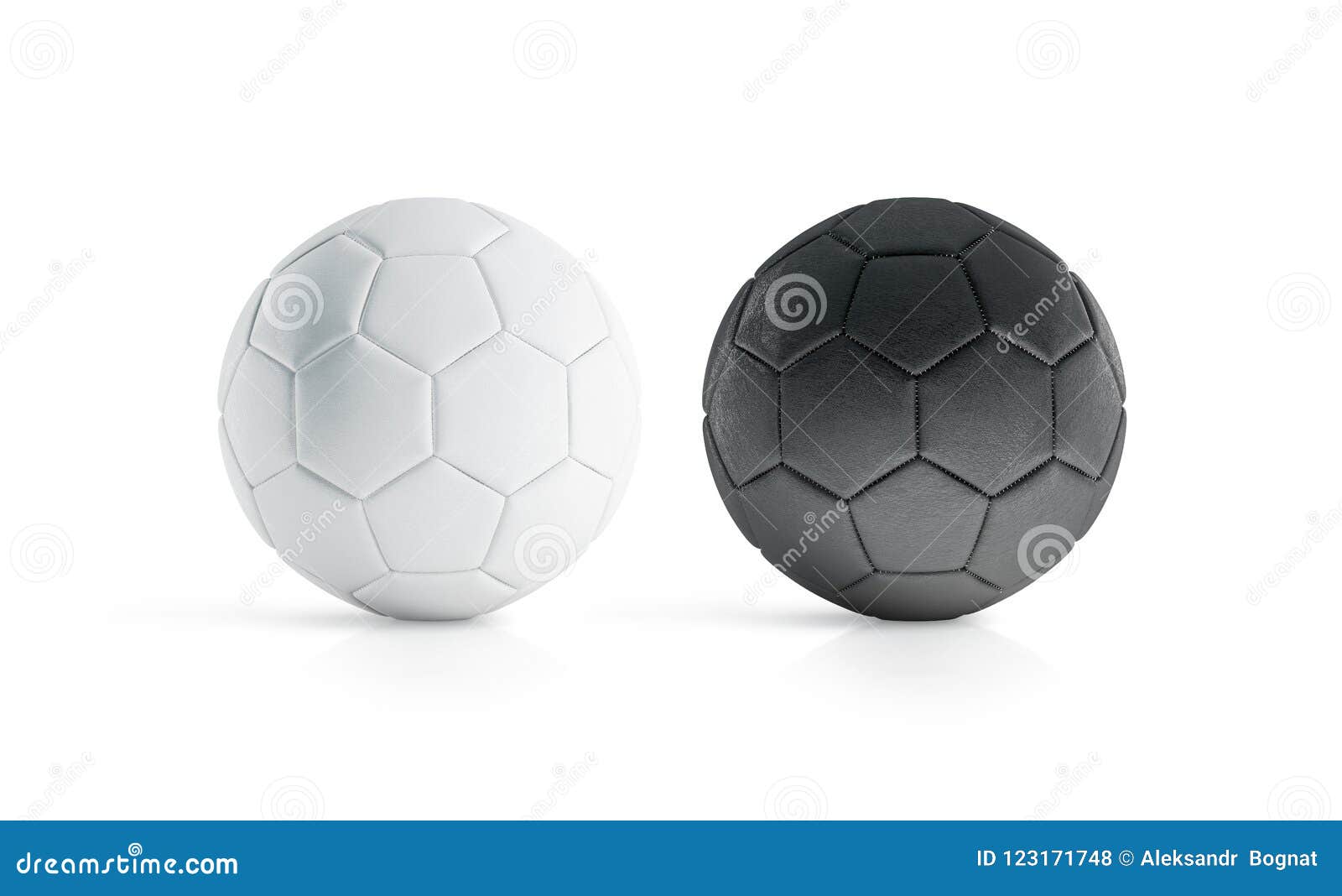 Download Blank Black And White Soccer Ball Mock Up Isolated Stock Illustration Illustration Of Ball Classic 123171748