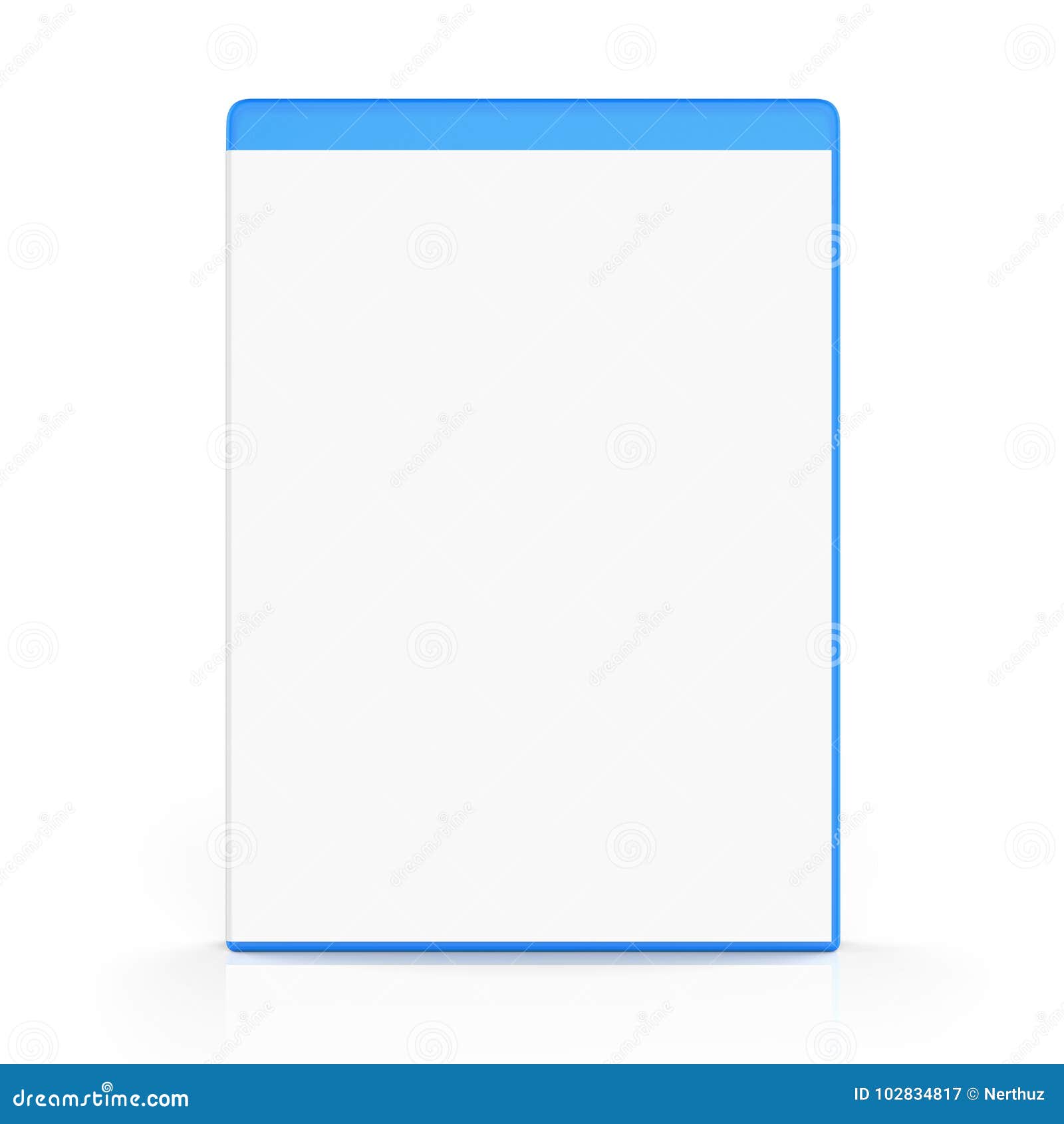 Bluray Disc Box Mockup Isolated On White Background RoyaltyFree Stock