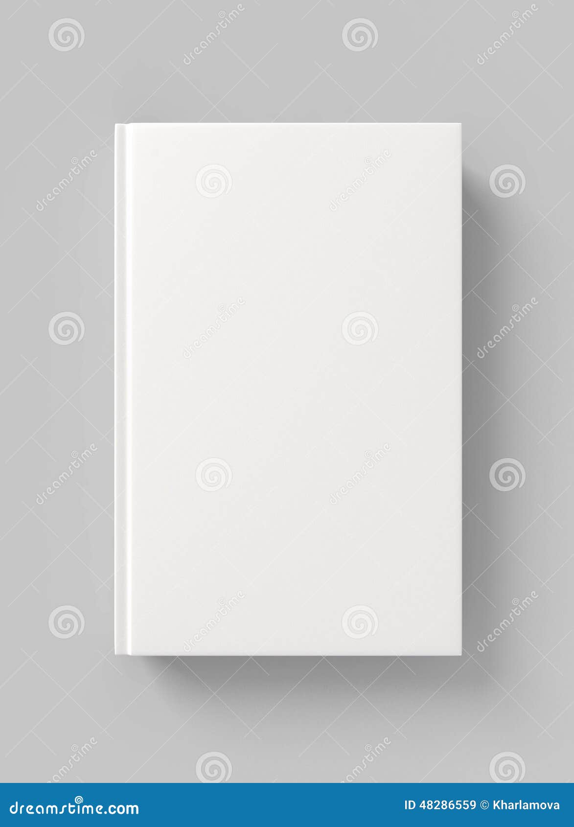 Blank book hardcover stock illustration. Illustration of paperback -  48286559