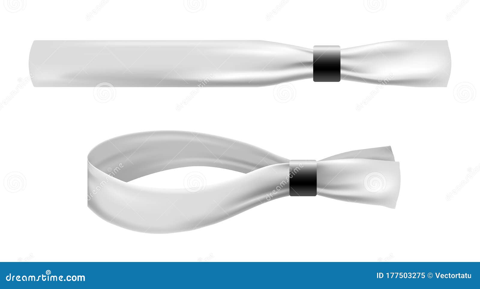 Blank bracelet mockup stock vector. Illustration of access ...