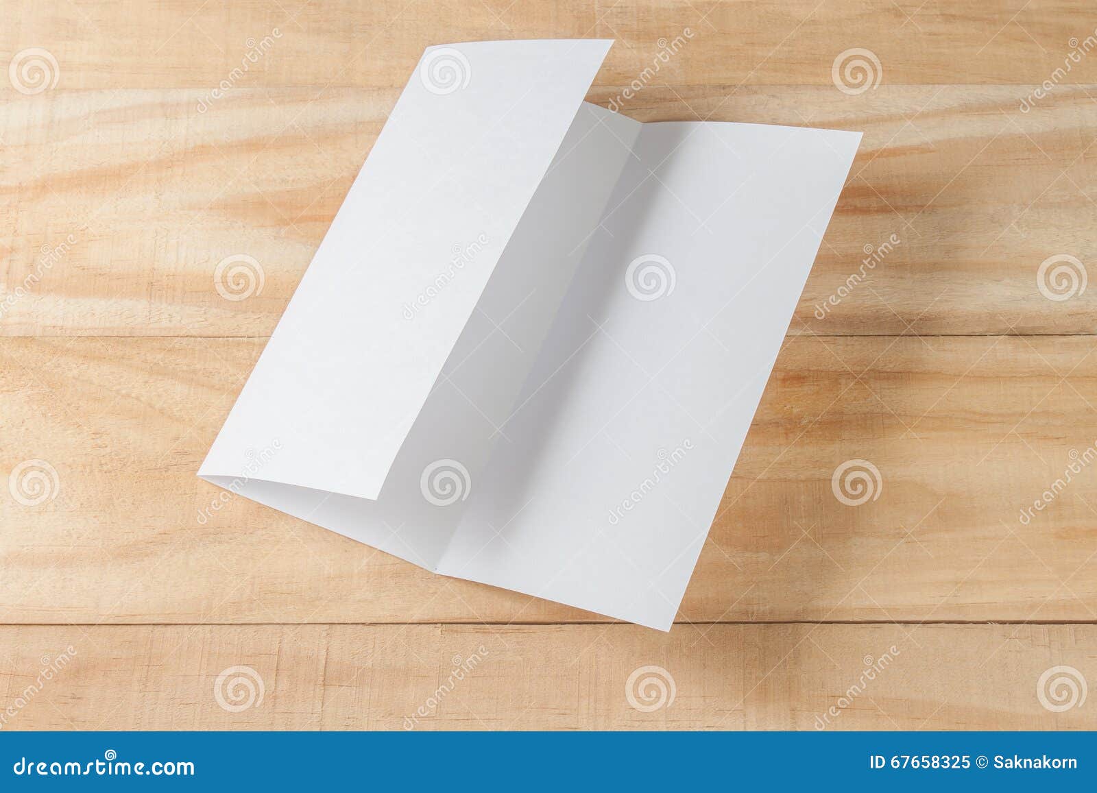 Blank brochure paper stock image. Image of layout, advertisement 67658325