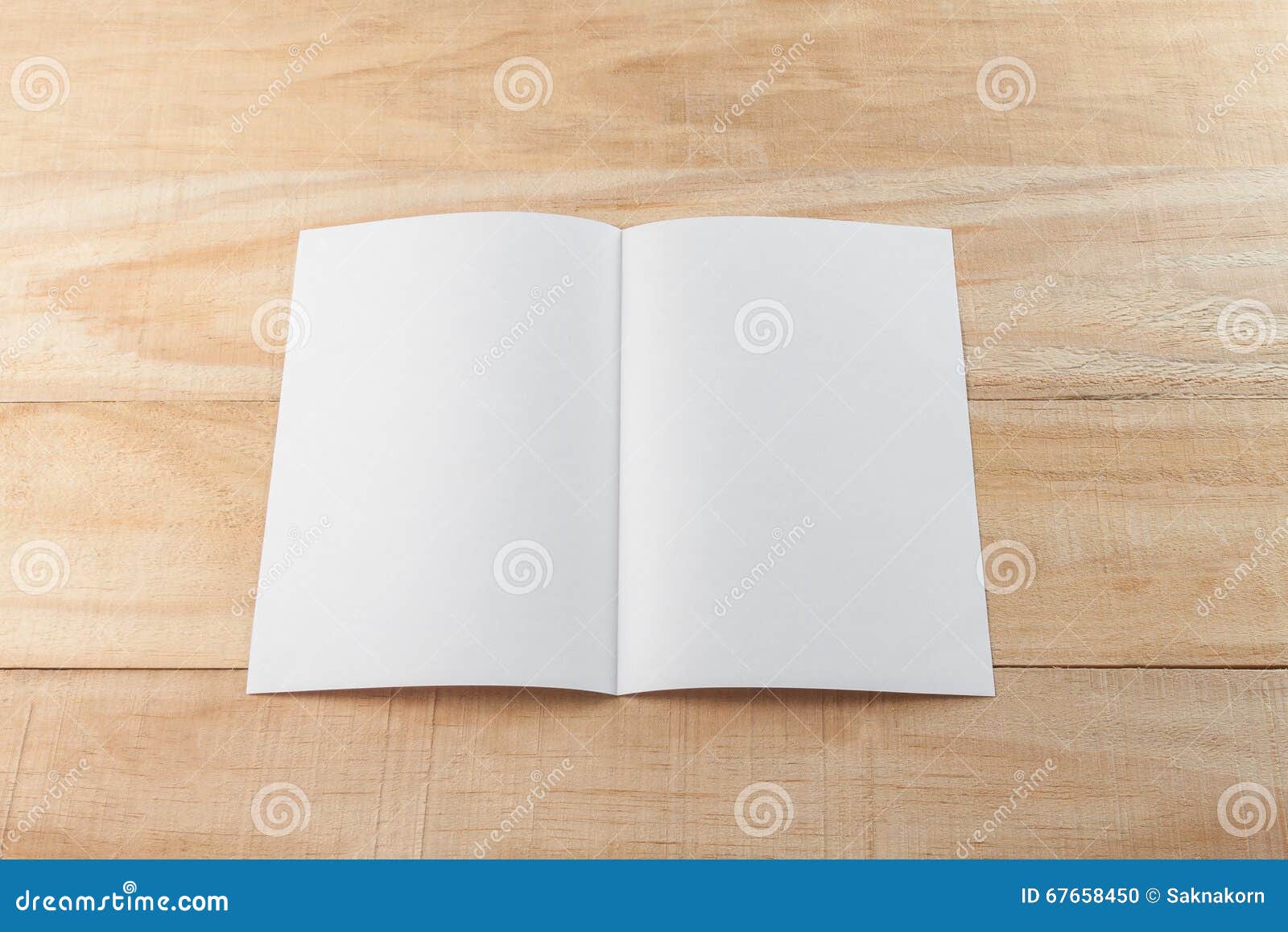 Blank brochure paper stock photo. Image of paper, banner 67658450