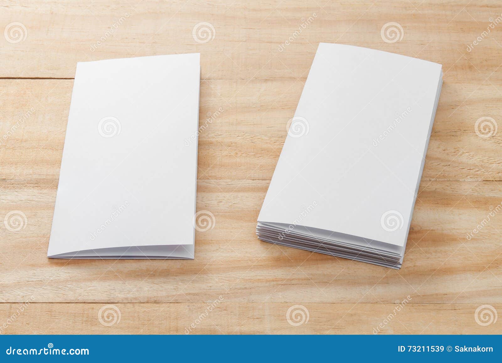 Blank brochure paper stock image. Image of blank, print 73211539