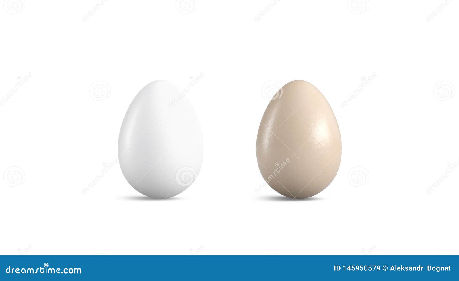Download Blank Brown And White Easter Egg Mockup Set Stock Illustration Illustration Of Breakfast Fresh 145950579