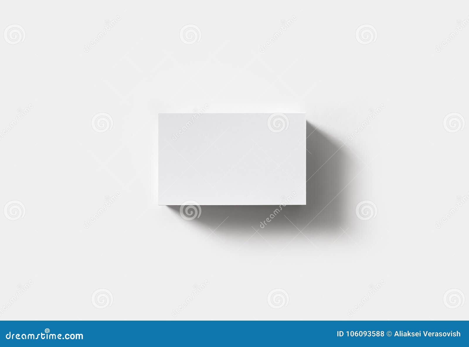 Blank business cards stock photo. Image of advertising - 106093588