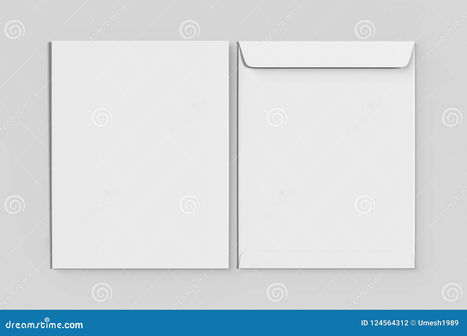 Download Blank C4 Envelope Mock Up Blank Template 3d Render Illustration Stock Illustration Illustration Of Black Brown 124564312