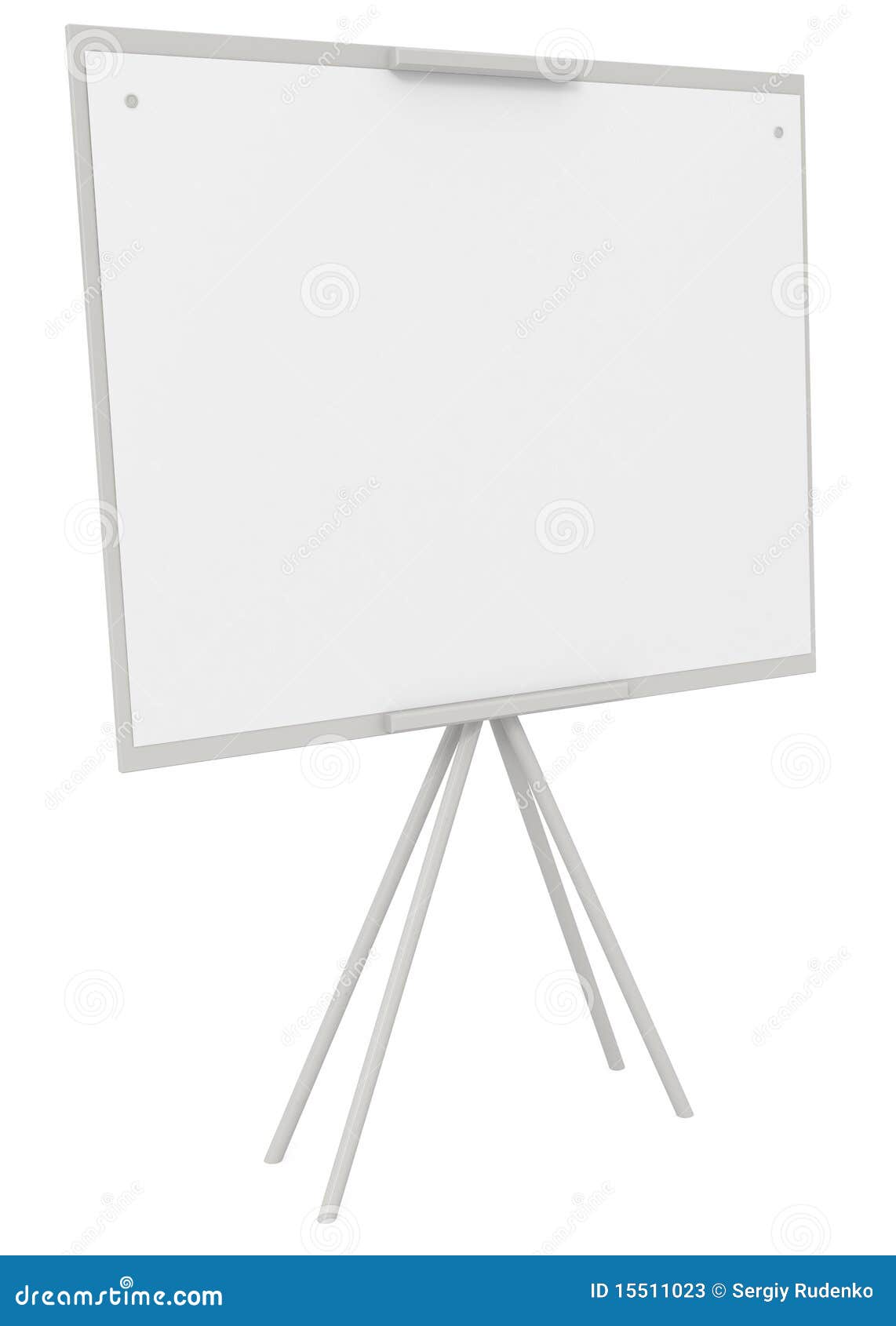 Blank White Vertical Canvas Stand On Black Easel Mockup Isolated